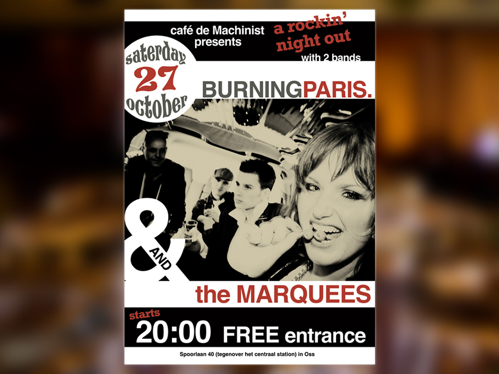 Poster Burning Paris